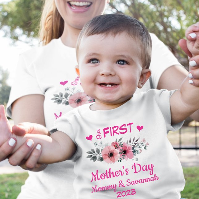 Personalised First Mother's Day Infant Bodysuit (Creator Uploaded)