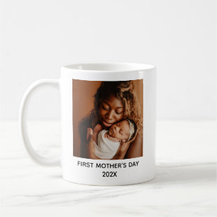 Personalised First Mother's Day New Mum Baby Photo Coffee Mug