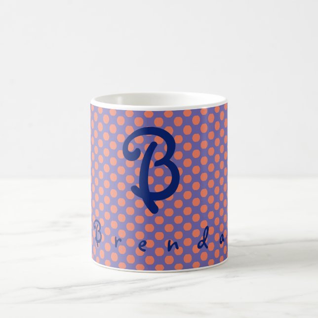 Personalised First Name Initial Coffee Mug (Center)