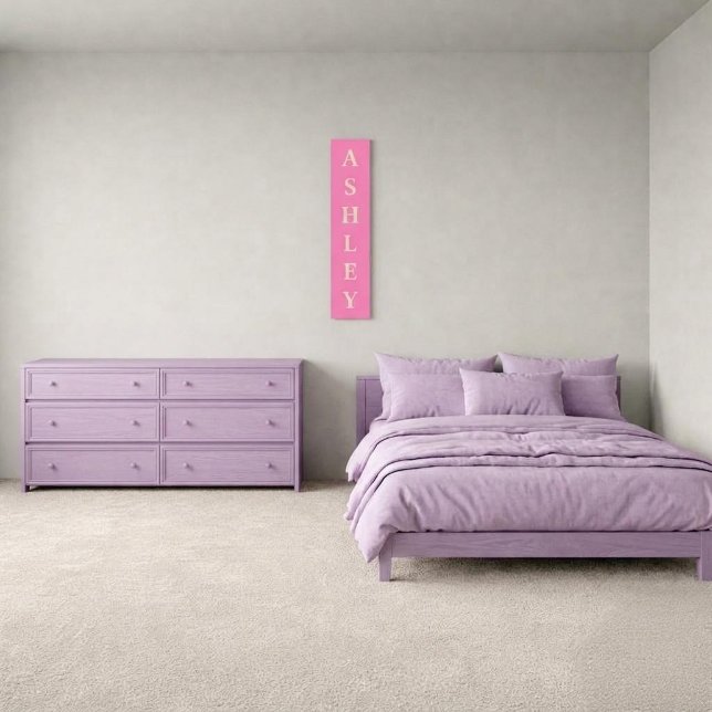Personalised First Name Vertical Canvas Print (Creator Uploaded)