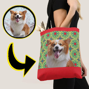 Personalised First Pet Photo Gifts Dog Lover Mum Tote Bag