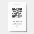 Personalised First Responder Photo ID Security