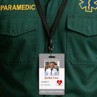 Personalised First Responder Photo ID Security ID 
