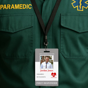 Personalised First Responder Photo ID Security ID ID Badge