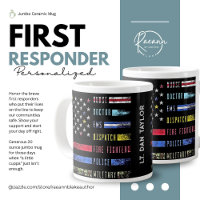 Personalised First Responder Supporters Jumbo Mug