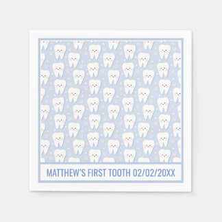 Personalised First Tooth Paper Napkin