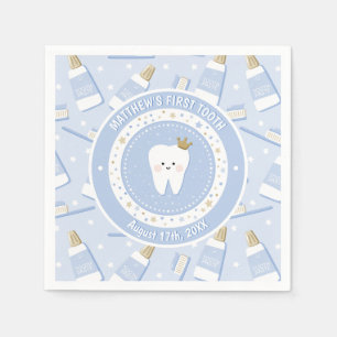 Personalised First Tooth Paper Napkin