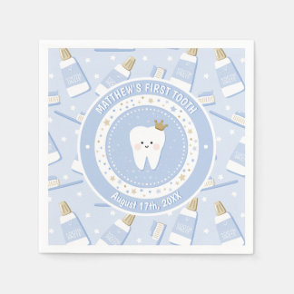 Personalised First Tooth Paper Napkin