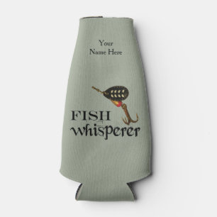 Personalised Fish Whisperer Bottle Cooler