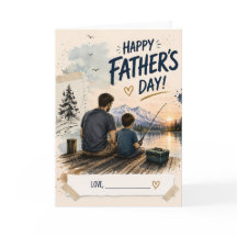 Personalised Fishing Father’s Day Card Gift