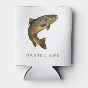 Personalised Fishing Lover – Trout Fishing Design Can Cooler
