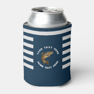 Personalised Fishing Lover – Trout Fishing Design Can Cooler
