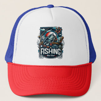 Personalised fishinG t shirt Trucker Hat