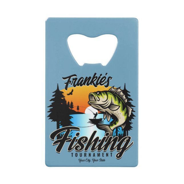 Personalised Fishing Tournament Fish Angler Trout  (Front)