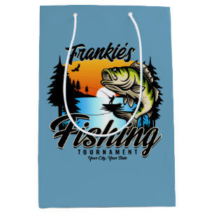 Personalised Fishing Tournament Fish Angler Trout Medium Gift Bag