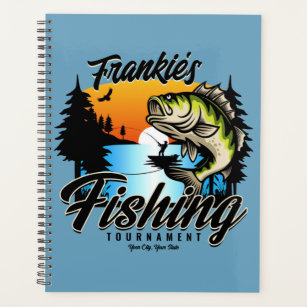 Personalised Fishing Tournament Fish Angler Trout  Planner