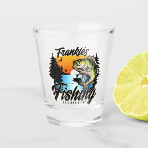 Personalised Fishing Tournament Fish Angler Trout  Shot Glass