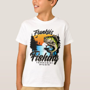 Personalised Fishing Tournament Fish Angler Trout T-Shirt