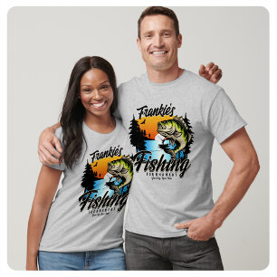 Personalised Fishing Tournament Fish Angler Trout T-Shirt