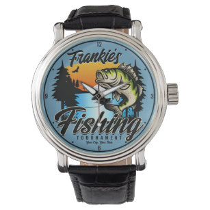 Fly Fishing Fisherman's Reel Pocket Watch