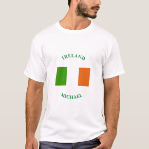 Personalised Flag of Ireland T-Shirt
