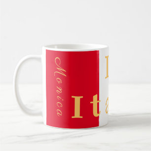 Personalised Flag of Italy Coffee Mug