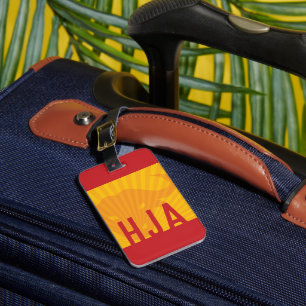Personalised Flag of Spain Inspired Luggage Tag
