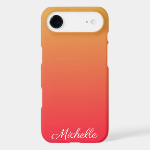 Personalised flame red and yellow ombre