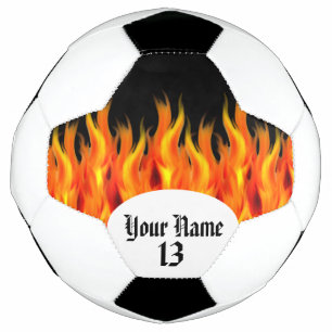Personalised Flaming Football