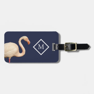 Personalised Flamingo Luggage Tag