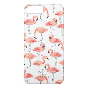 Personalised Flamingo Party iPhone 8 Plus/7 Plus Case