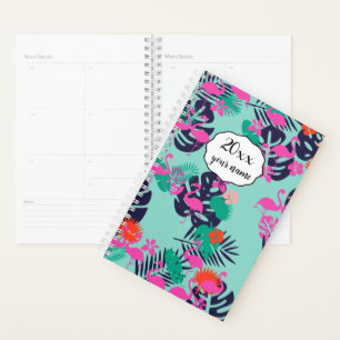 Personalised Flamingo Planner Notebook