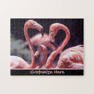 Personalised Flamingos Puzzle