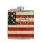 Personalised Flask American Vintage Flag