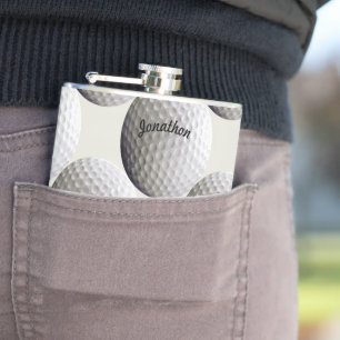 Personalised Flask Golf