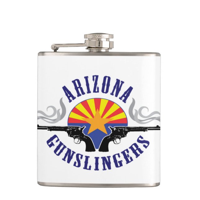 Personalised flask with club logo (Front)