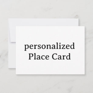 personalised Flat Card 3.5" x 5"