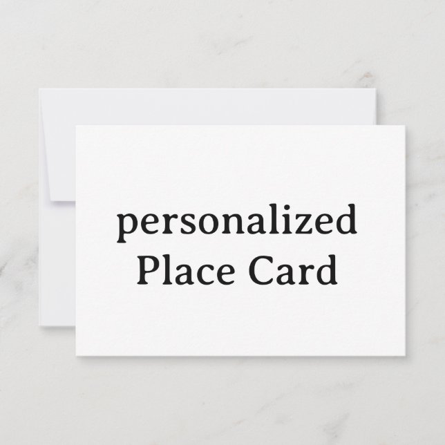 personalised Flat Card 3.5" x 5" (Front)