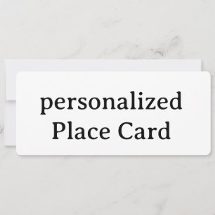 personalised Flat Card 4" x 9.25"