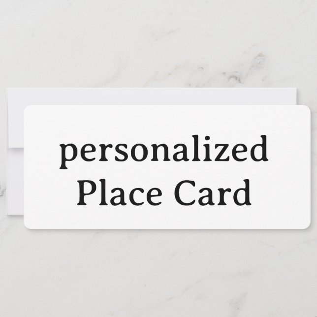 personalised Flat Card 4" x 9.25" (Front)