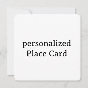 personalised Flat Card 5.25" x 5.25"