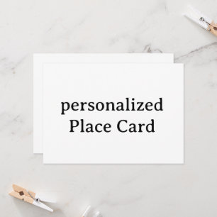 personalised Flat Card S5" x 7"