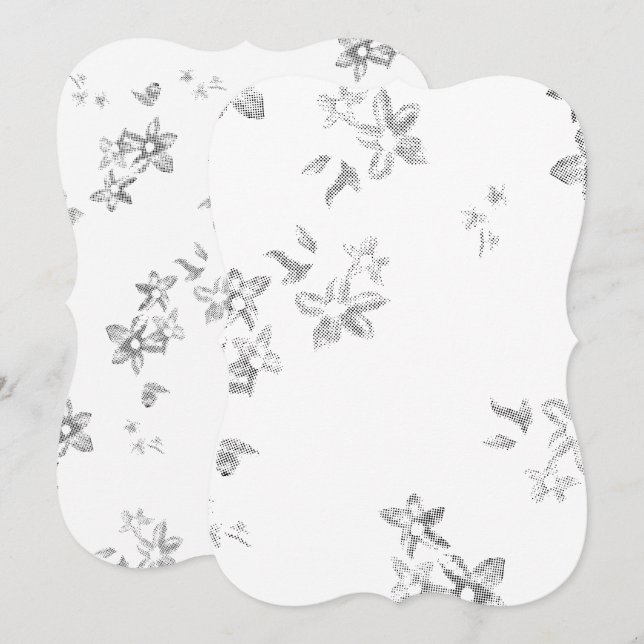 Personalised Flat Notecards • Embossed Cards (Front/Back)