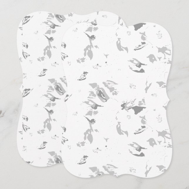 Personalised Flat Notecards • Embossed Designs (Front/Back)
