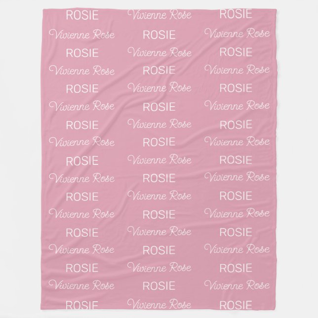 Personalised Fleece Blanket (Front)