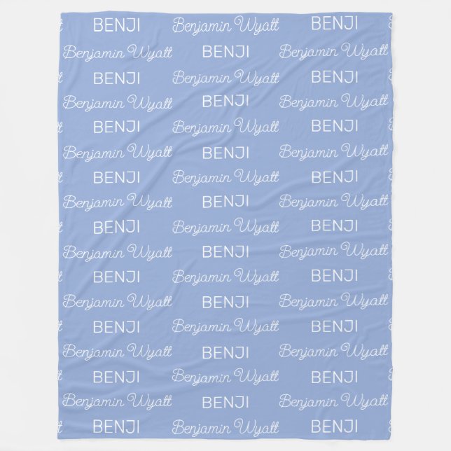 Personalised Fleece Blanket (Front)