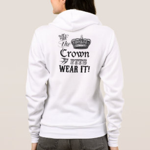 Personalised Fleece Zip Hoodie/Quote Hoodie
