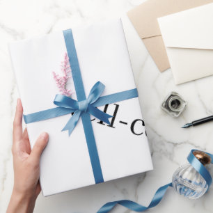 Personalised Floral29 in x 6 ft Paper, Matte Wrapping Paper