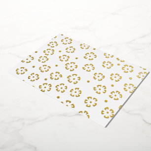 Personalised Floral Birthday Gift Folder