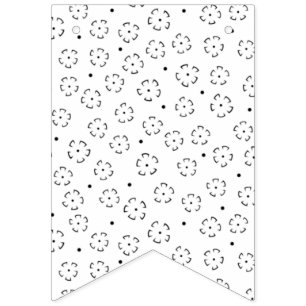 Personalised Floral Birthday Gift Folder Bunting